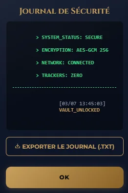 Il Diario di Sicurezza di Ozorys: ogni evento sensibile registrato in locale